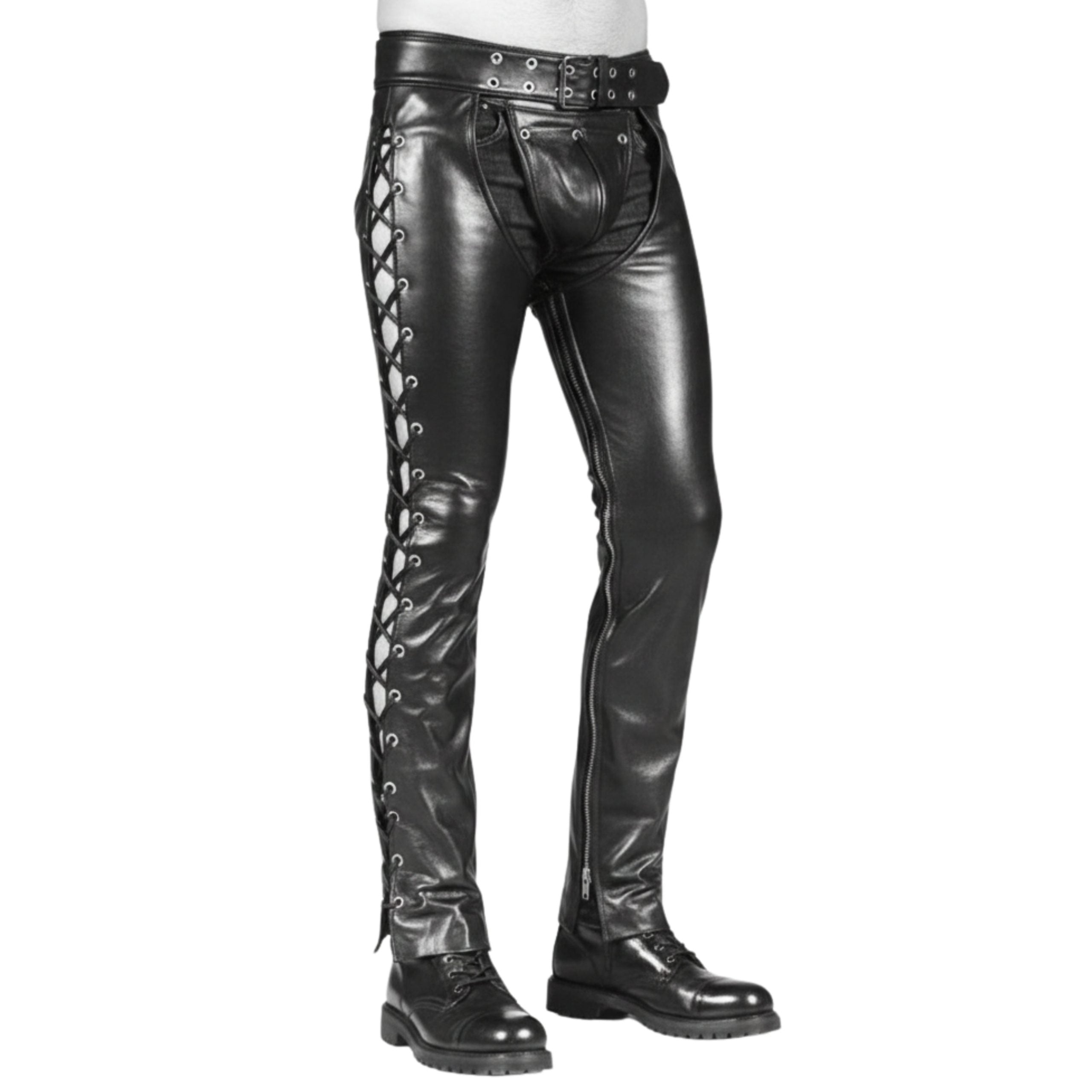 Lickerish Barrage Men's Genuine Leather Chaps