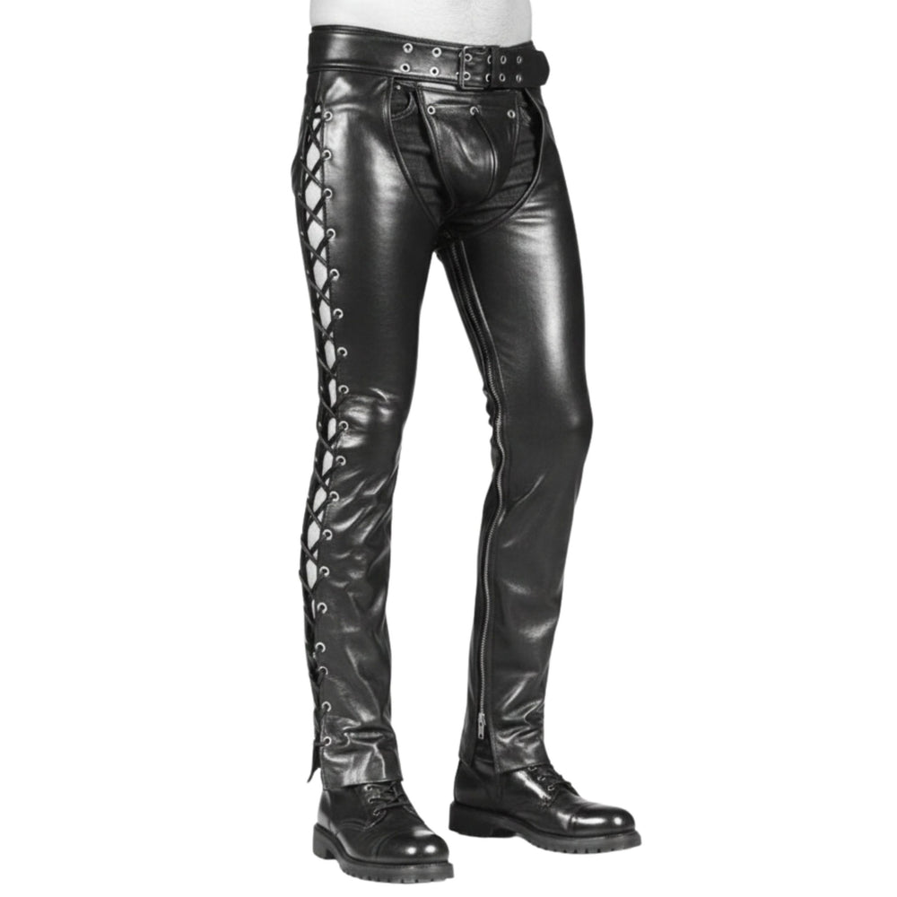 Lickerish Barrage Men's Genuine Leather Chaps