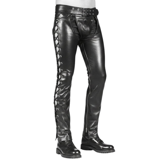 Lickerish Barrage Men's Genuine Leather Chaps