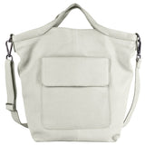 Bianca Handmade Genuine Leather Crossbody Bag white