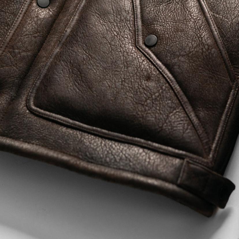 Men’s Shearling Leather Vest – Turkish Sheepskin Western Vest