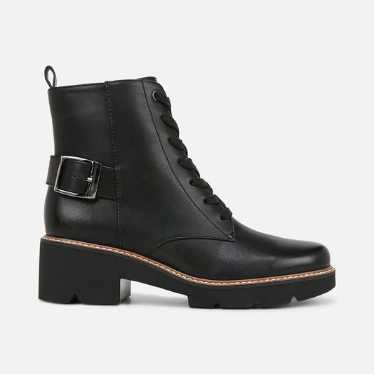 Cabaret Women's Lightweight Lace-Up Ankle Combat Boot
