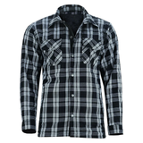 Checkered Champ Men's Armoured Motorcycle Flannel Shirt