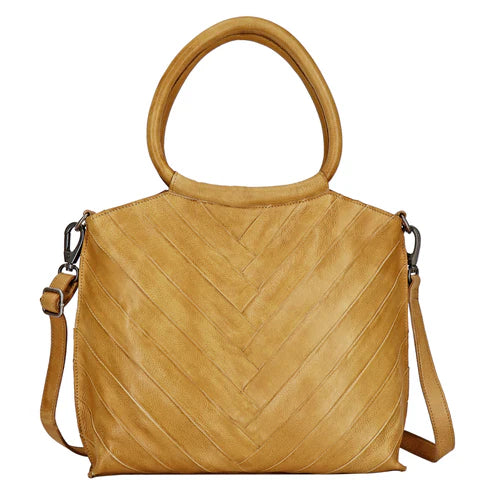 Dalton Handmade Genuine Leather Crossbody Brown 