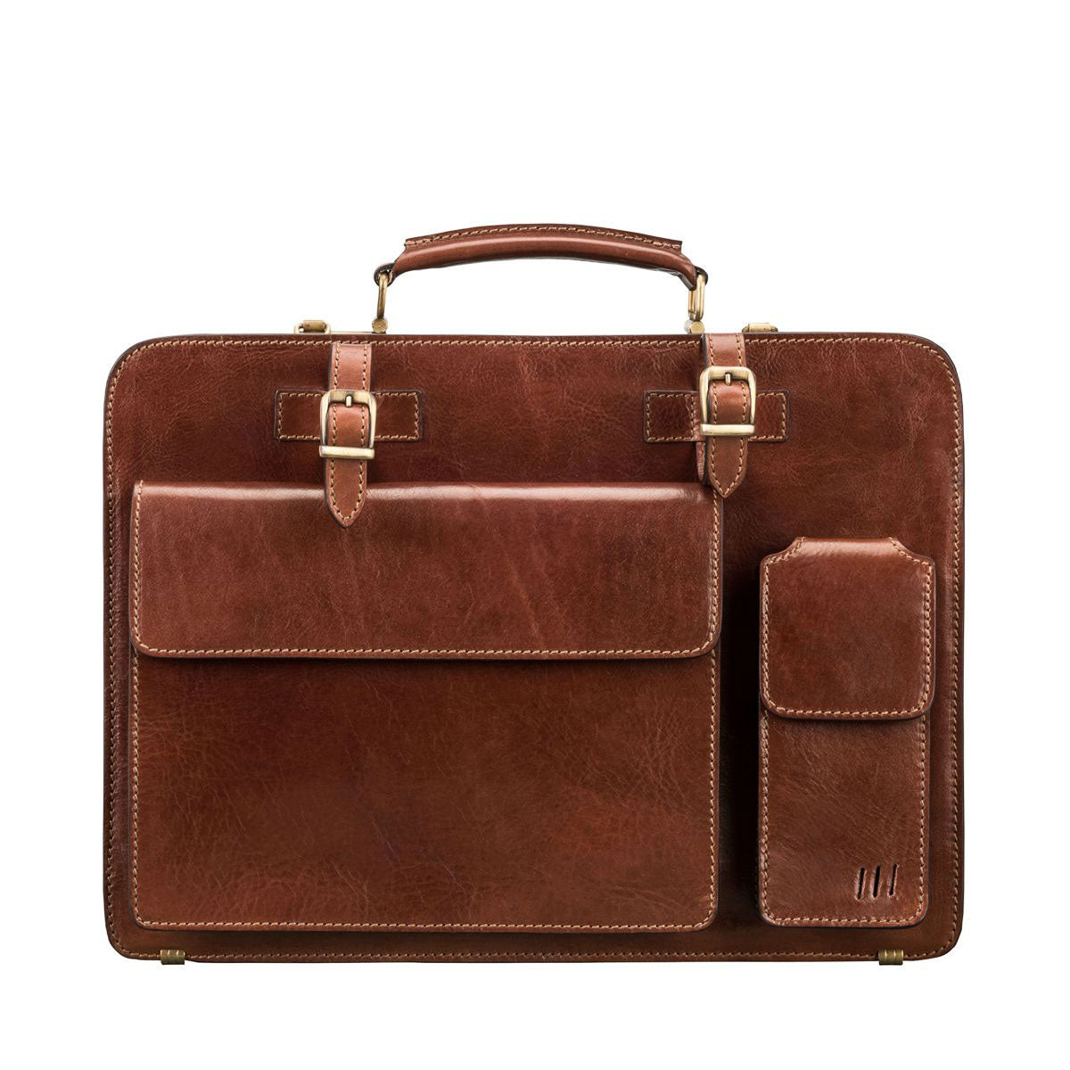 Forge Legacy Handmade Men's Genuine Leather Briefcase