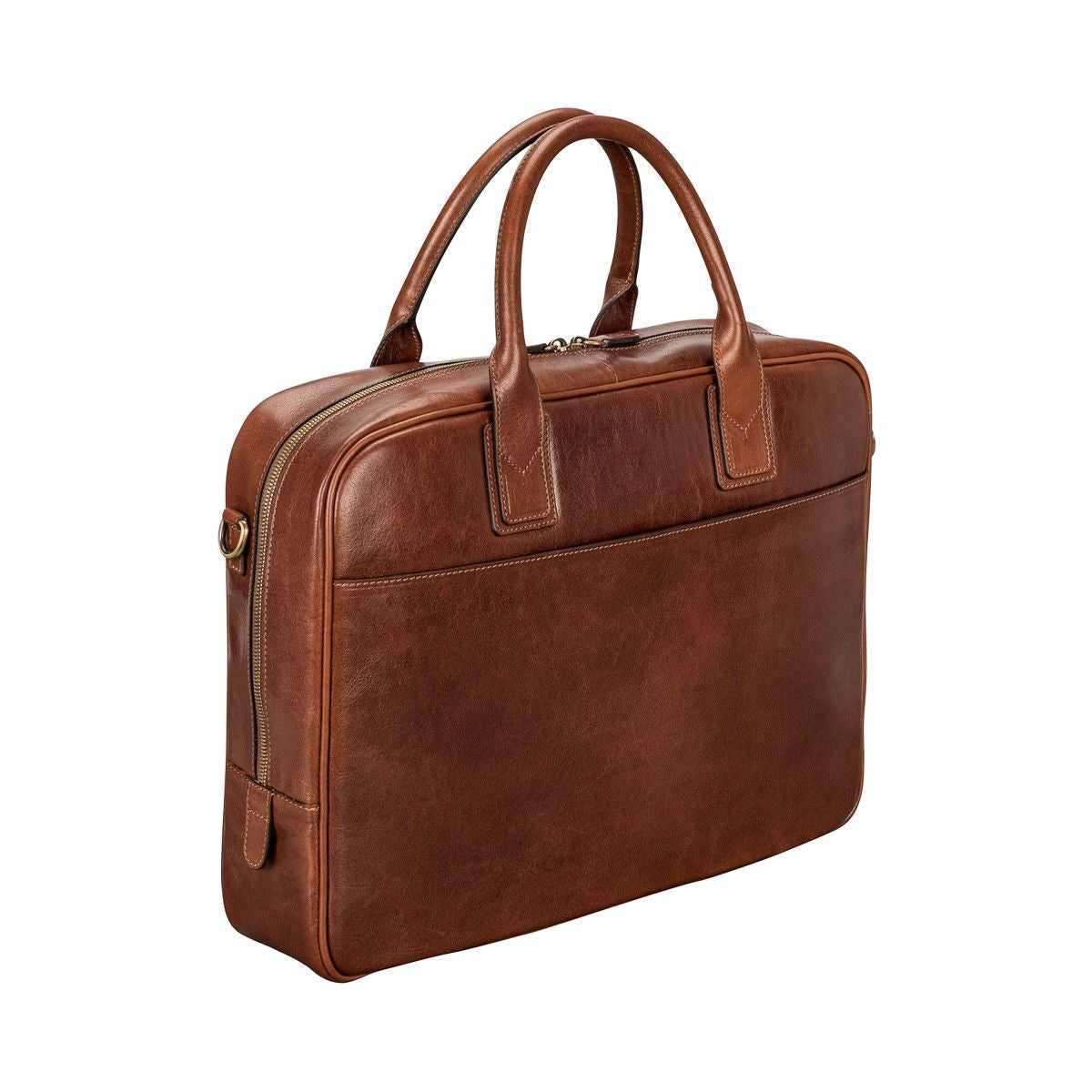 Handmade Classic Genuine Leather 16" Laptop Business Bag