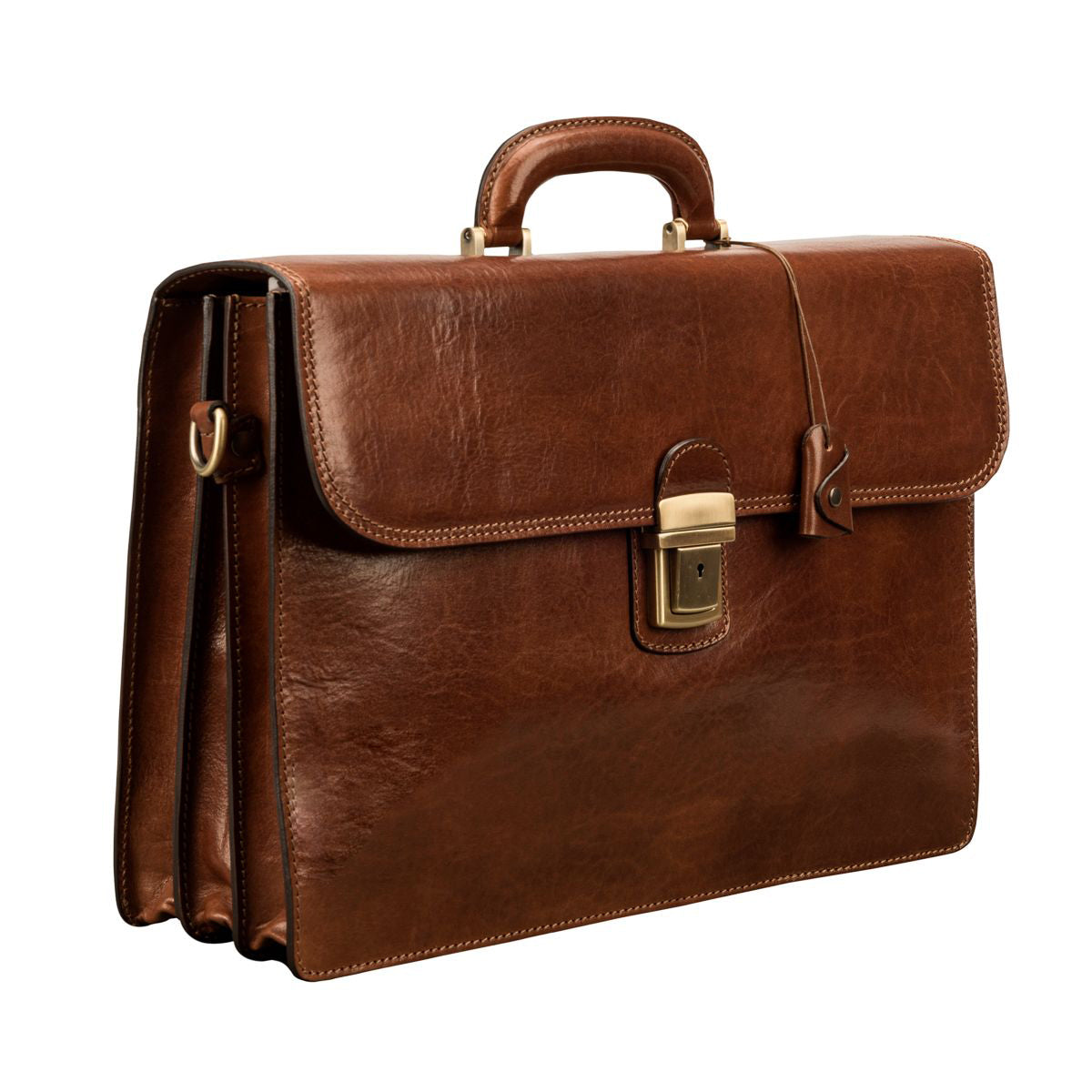 Handmade Classic Genuine Leather Briefcase for Men