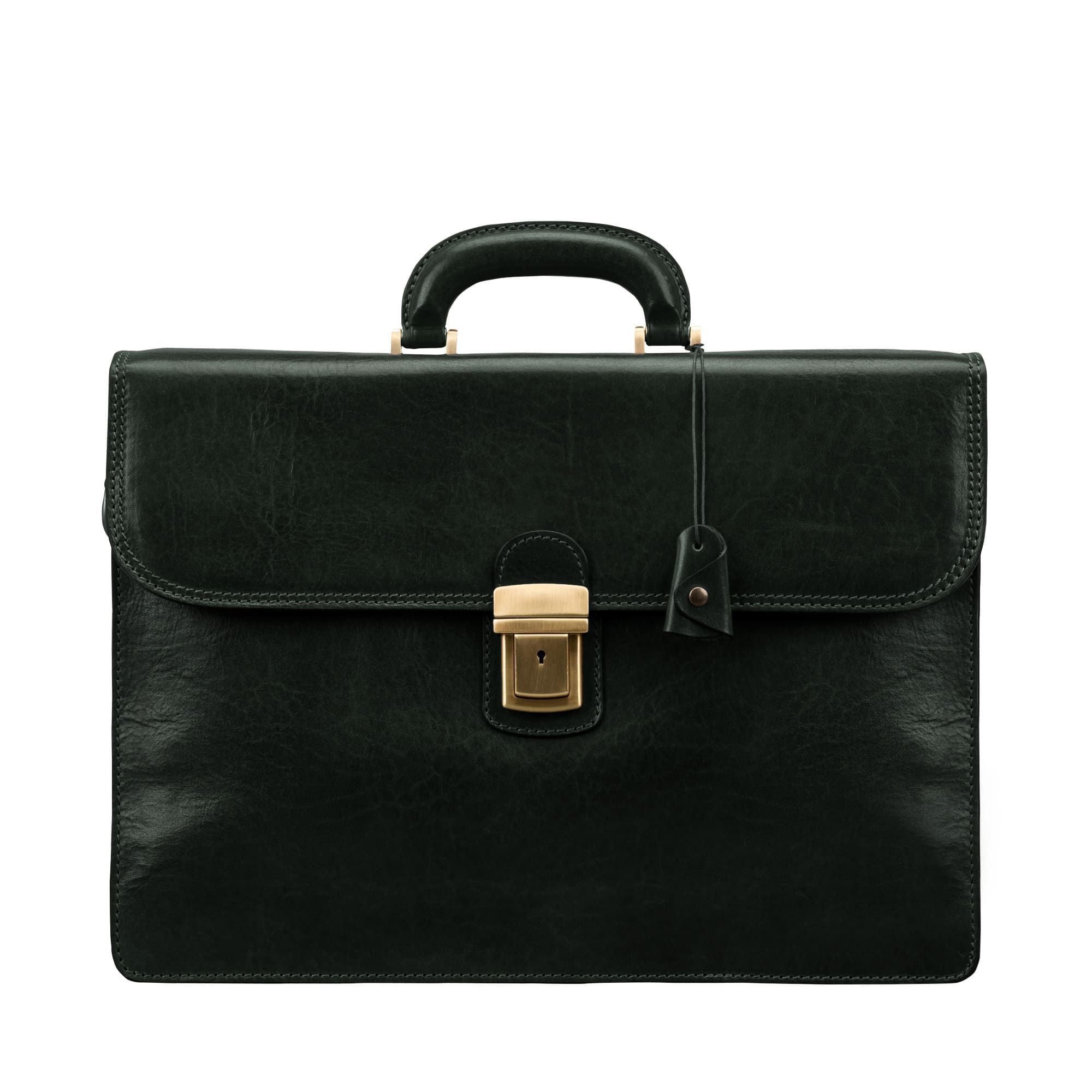 Handmade Classic Genuine Leather Briefcase for Men