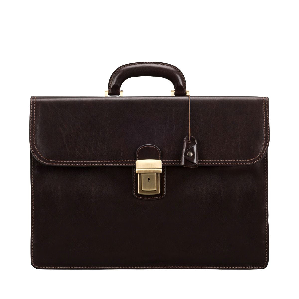 Handmade Classic Genuine Leather Briefcase for Men