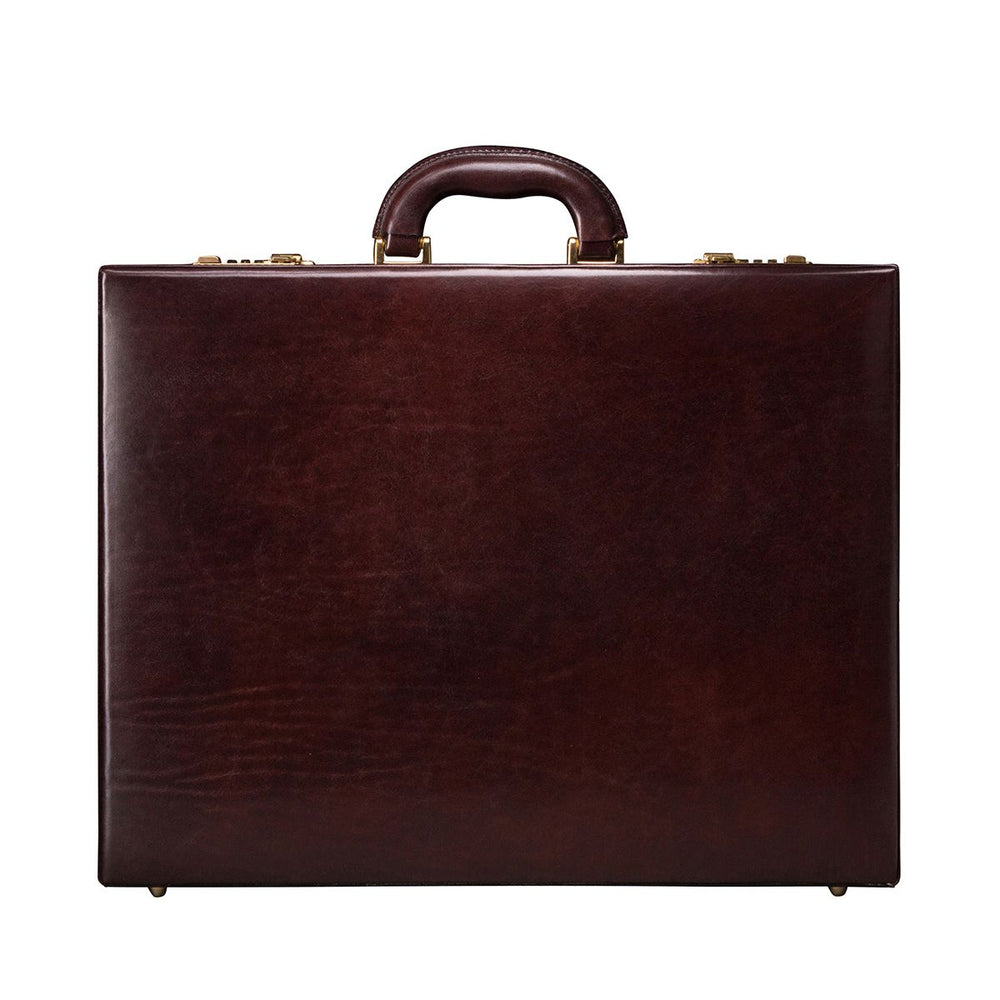 Handmade Expandable Genuine Leather Attaché Case