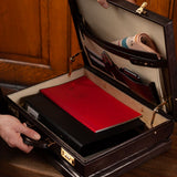 Handmade Expandable Genuine Leather Attaché Case
