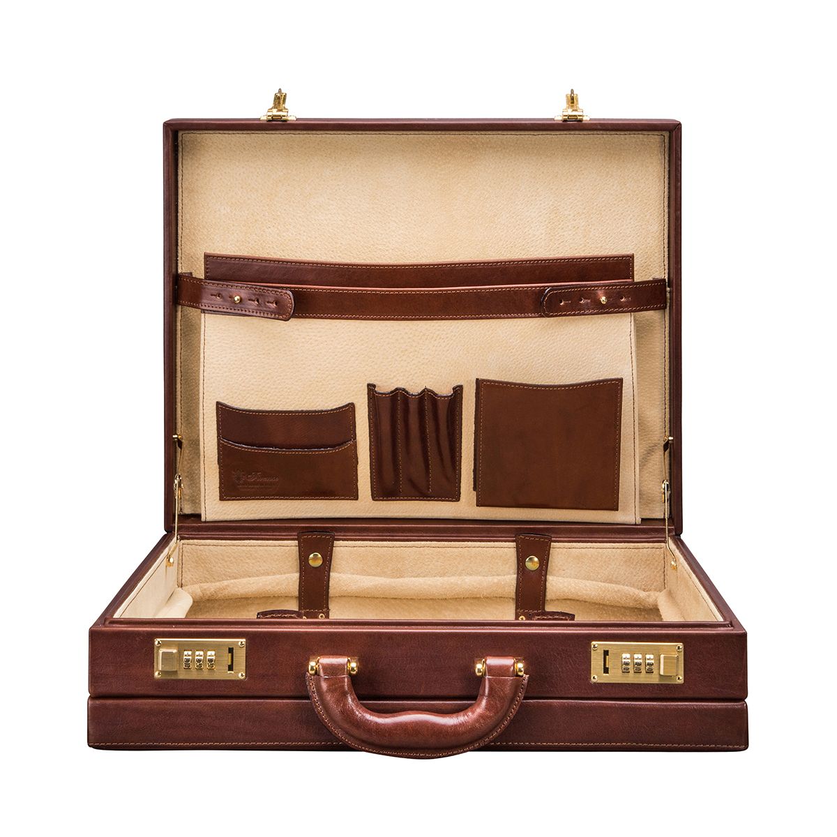 Handmade Expandable Genuine Leather Attaché Case