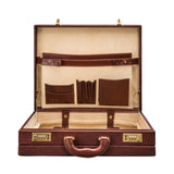 Handmade Expandable Genuine Leather Attaché Case