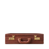 Handmade Expandable Genuine Leather Attaché Case