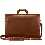 The Chamber Handmade Genuine Leather 17" Laptop Briefcase