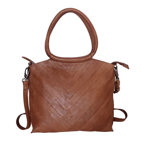 Dalton Handmade Genuine Leather Crossbody brown