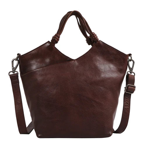 Handmade Genuine Leather Crossbody Bag blue dak 