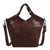 Handmade Genuine Leather Crossbody Bag blue dak 