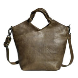 Handmade Genuine Leather Crossbody Bag green