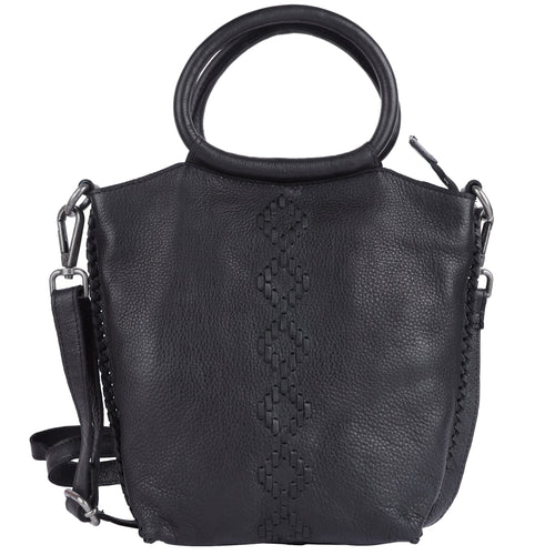 Handmade Genuine Leather Crossbody Dark