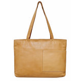Handmade Genuine Leather Tote Bag Brown