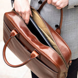 Handmade Large Genuine Leather 17" Laptop Bag