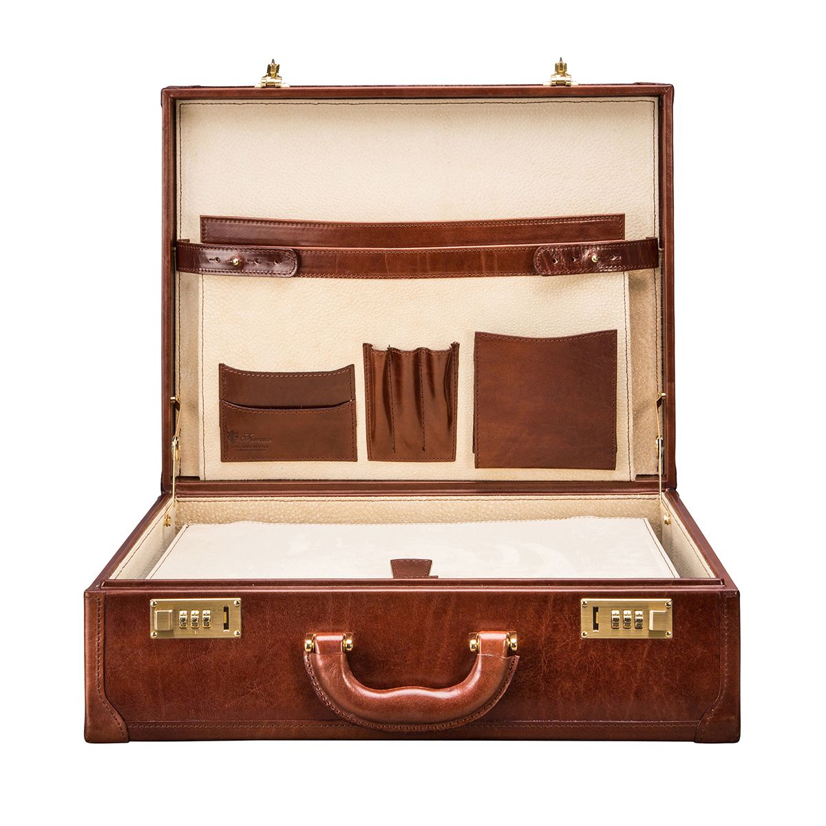 Handmade Large Genuine Leather Attaché Case