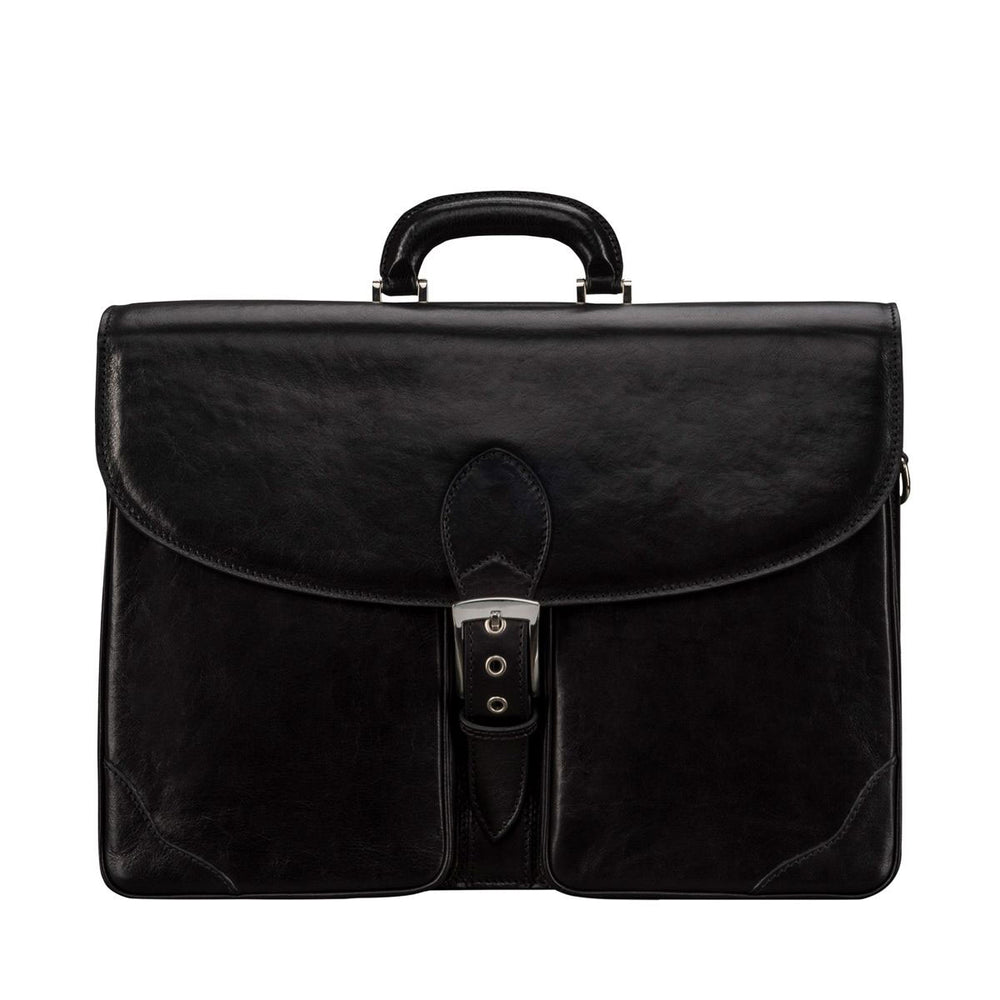 Handmade Large Men's Genuine Leather Briefcase