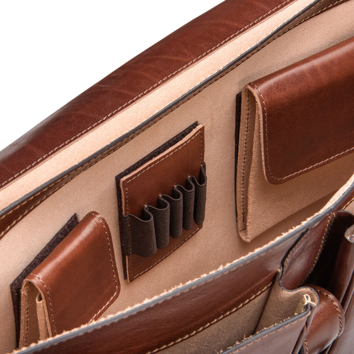 Handmade Large Men's Genuine Leather Briefcase