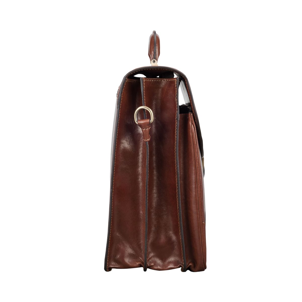 Handmade Large Men's Genuine Leather Briefcase