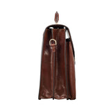 Handmade Large Men's Genuine Leather Briefcase