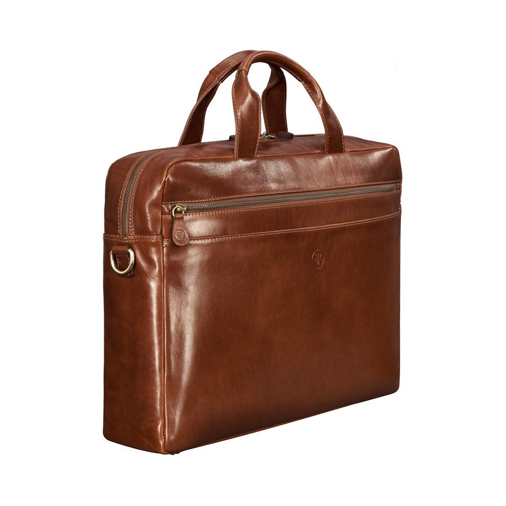 The Overlord Handmade Men's Genuine Leather Briefcase