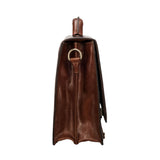 Handmade Men's Genuine Leather Briefcase Bag