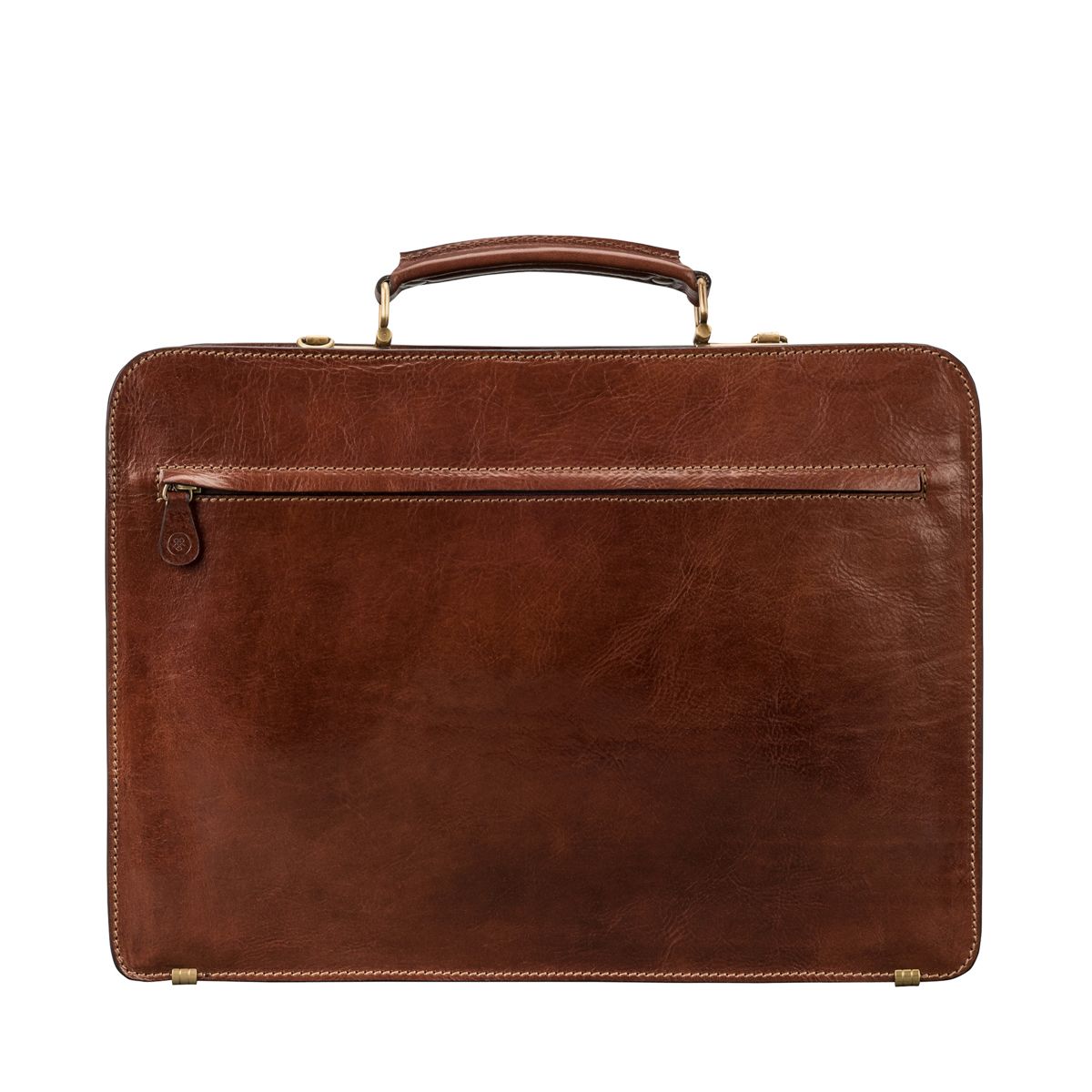Handmade Men's Genuine Leather Briefcase