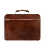 Handmade Men's Genuine Leather Briefcase