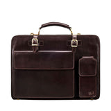Handmade Men's Genuine Leather Briefcase
