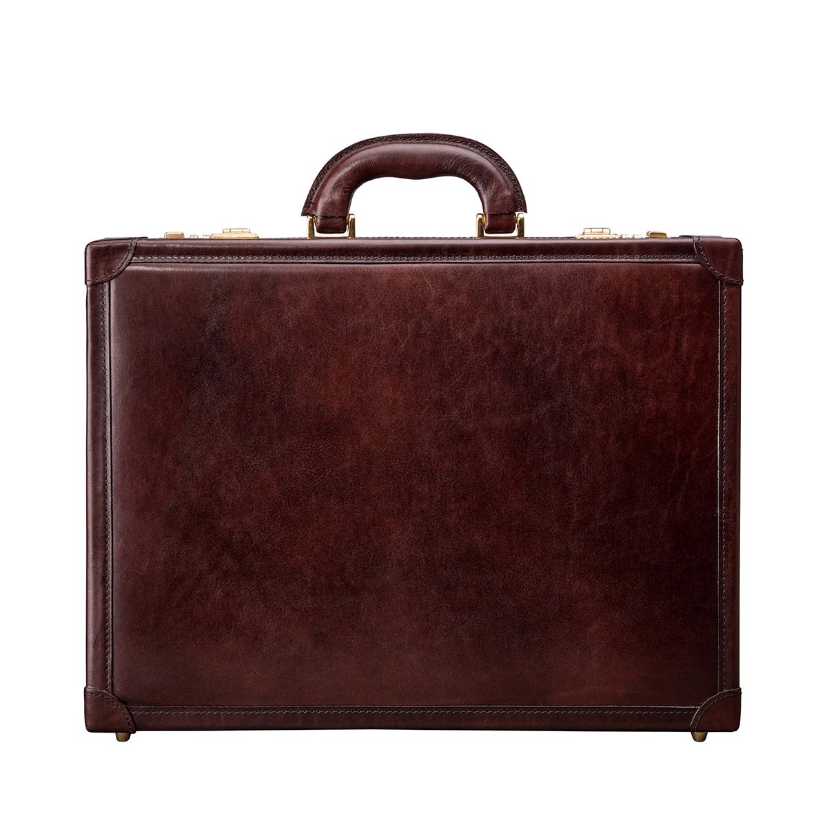 Handmade Slim Genuine Leather Attaché Case