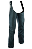 Highway Howler Unisex Genuine Leather Motorcycle Chaps
