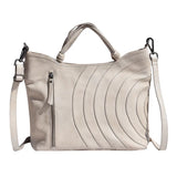 Joplin Handmade Genuine Leather Crossbody Bag white