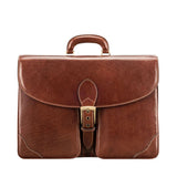 The Titan Handmade Large Men's Genuine Leather Briefcase