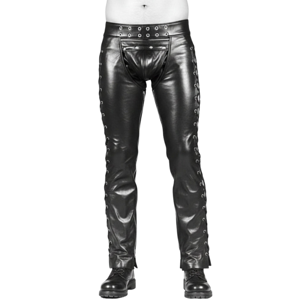 Lickerish Barrage Men's Genuine Leather Chaps