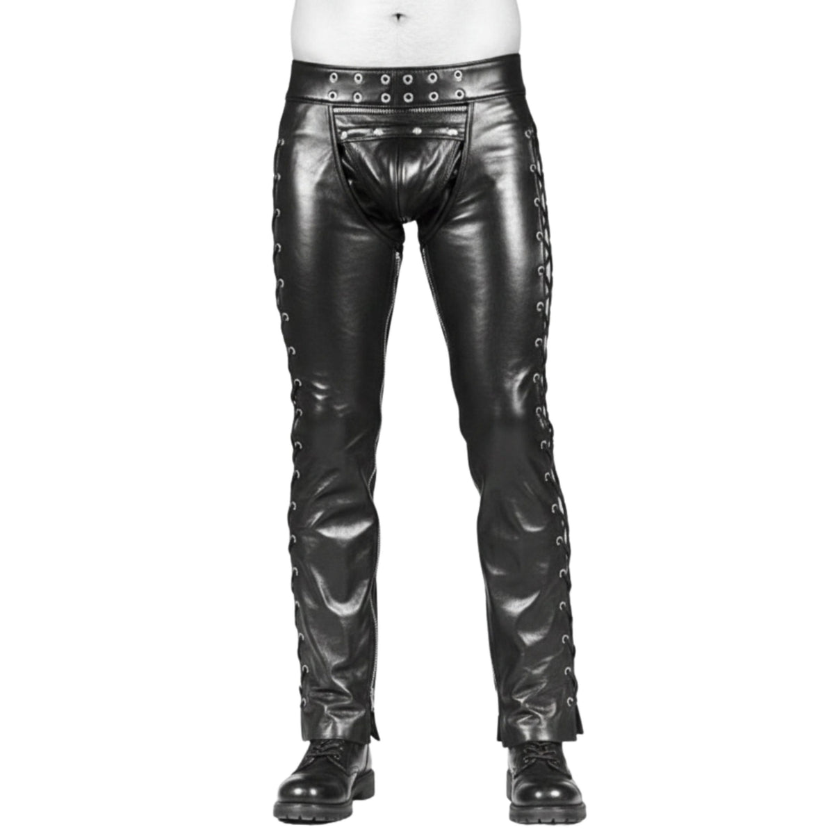 Lickerish Barrage Men's Genuine Leather Chaps