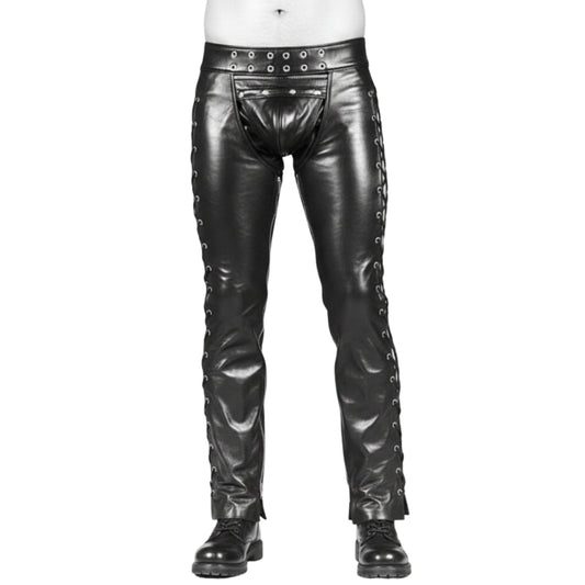 Lickerish Barrage Men's Genuine Leather Chaps
