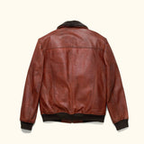 Limited Maverick Genuine Leather Bomber Jacket