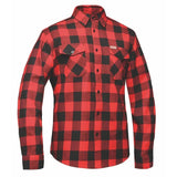 Men's Black & Red Long Sleeve Cotton Flannel Shirt