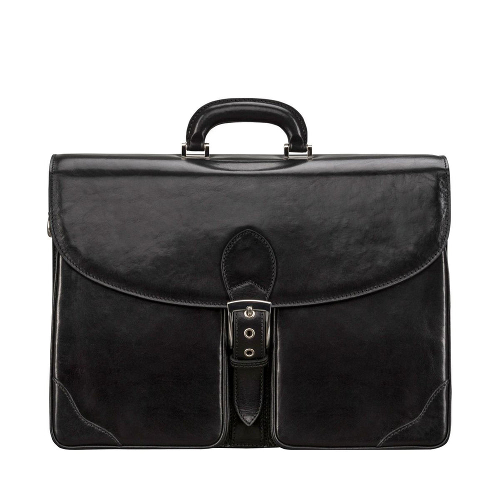 Handmade Large Men's Genuine Leather Briefcase