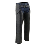  Men's Genuine Leather Motorcycle Chaps