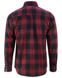 Men's Motorcycle Flannel Shirt – Multipack Options