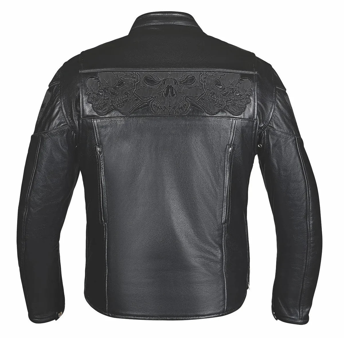 Phantom Men's Premium Genuine Leather Biker Jacket