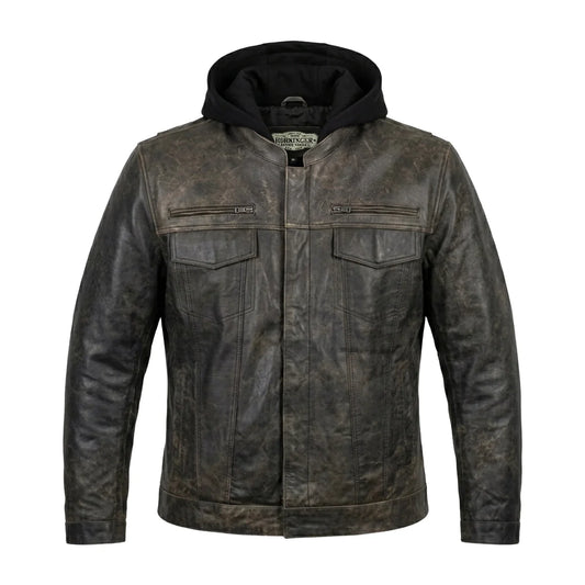Men's Premium Leather Motorcycle Jacket